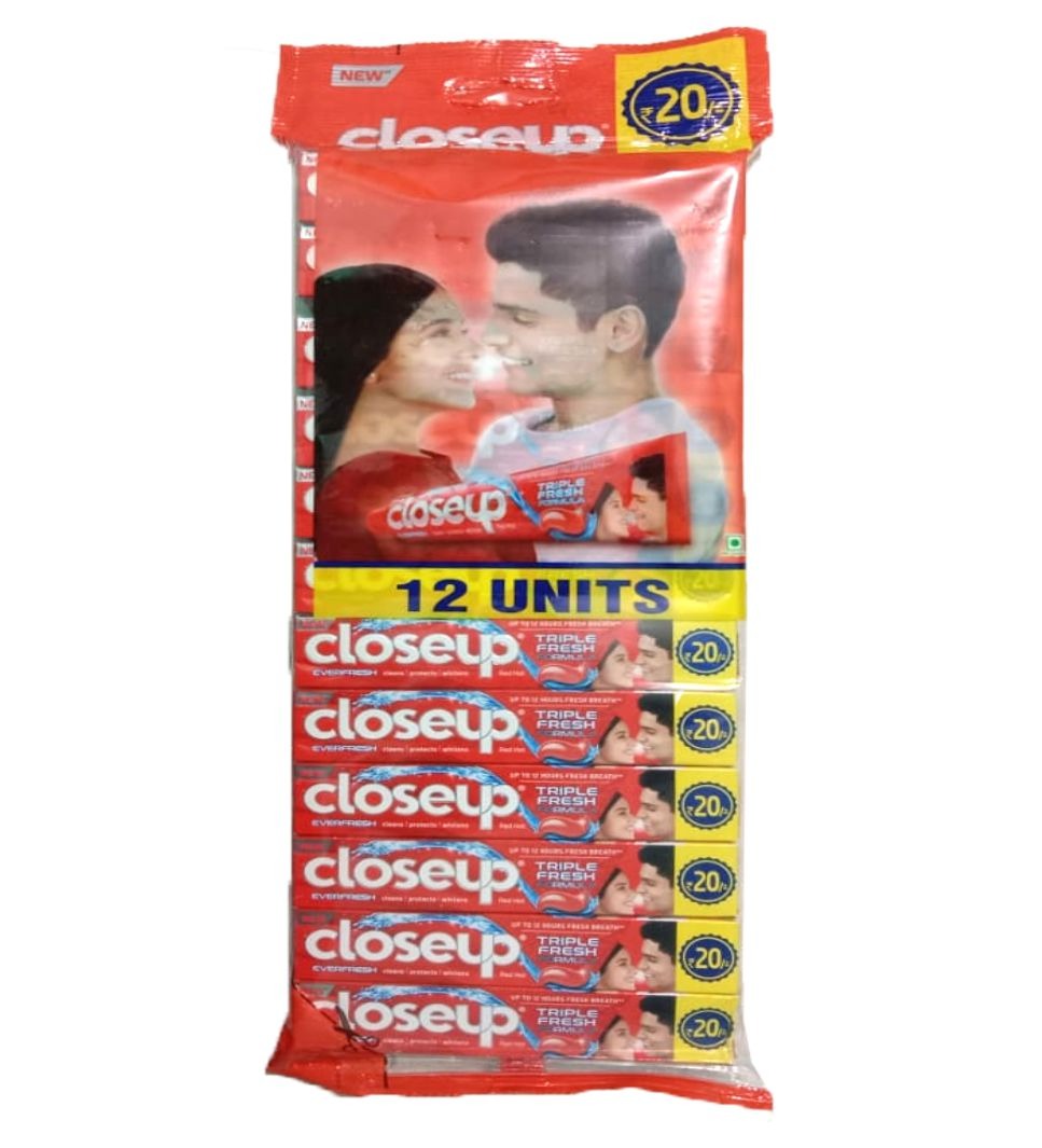 Close Up Toothpaste - Rs.20 | pack of 12 with 1 Free